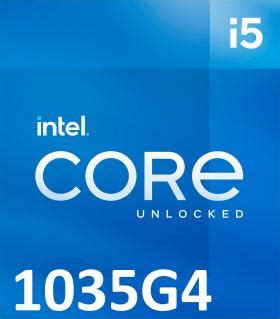 Intel Core i5-1035G4 1.1 GHz 4 cores 10th gen processor review full specs