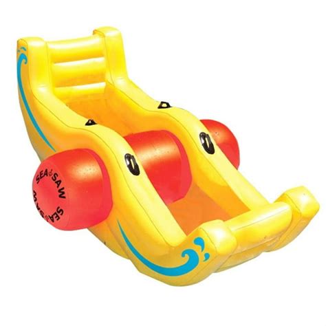 Free Shipping Swimline Vinyl Inflatable Sea Saw Rocker Pool Float