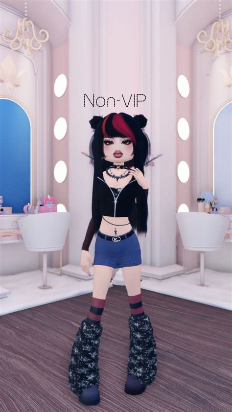 NonVIP Dress To Impress Scene Emo Theme In 2024 Scene Dress Dress To