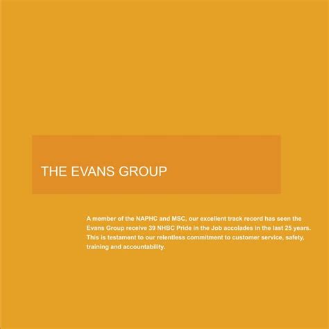 Evans Group Plumbing And Heating Pdf