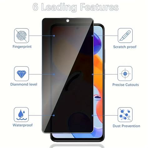 Privacy Screen Protector Tempered Glass For Infinix Tecon Smart Hot Pro I Note Spk
