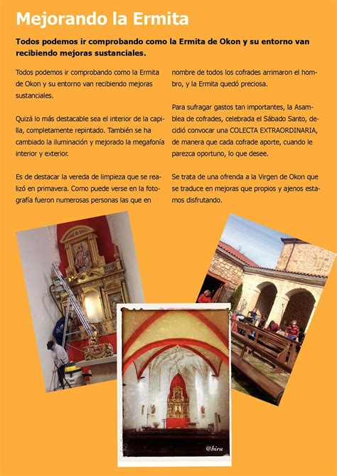 Programa Revista Anual De La Cofradia De Ntra Sra De Okon Bernedo