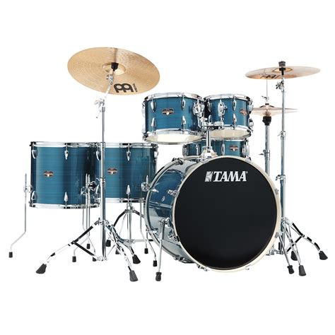 Tama Imperialstar Ip H W Hlb Hairline Blue Drum Kit