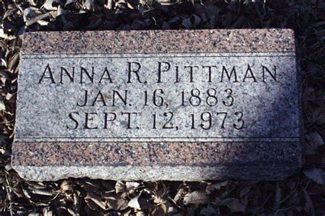 Anna Rosella Kanka Pittman Find A Grave Memorial