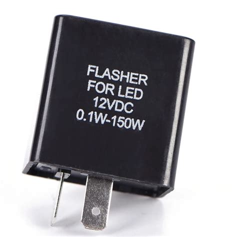 2 Pin Led Flasher Relay 12v Adjustable Frequency Of Turn Signals