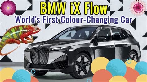 BMW IX Flow World S First Color Changing Car