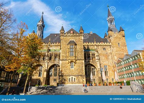 Historic City Hall Of Aachen In Aachen Germany Editorial Stock Photo