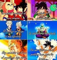 Esta imagen tiene toda la razón de lo que nos enseño dbz DRAGON BALL