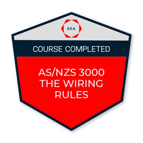 Asnzs 3000 The Wiring Rules Credly