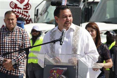 Presenta Alcalde Nuevos Camiones Para La Recolecci N De Basura Ju Rez Hoy