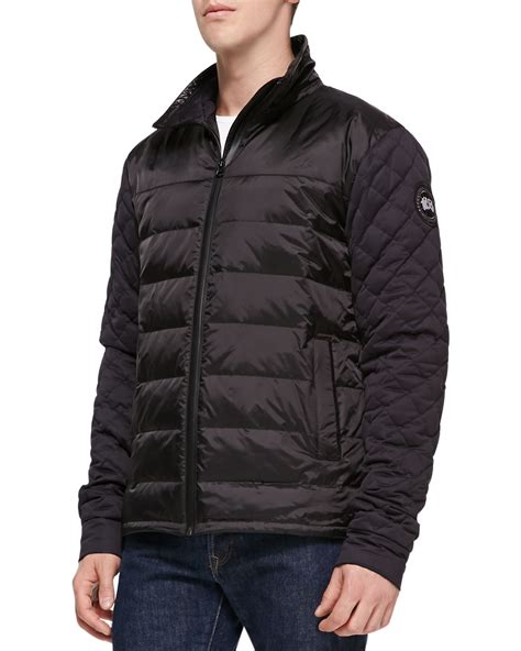 Canada Goose Branta Elliston Quilted Jacket Black For Men Lyst