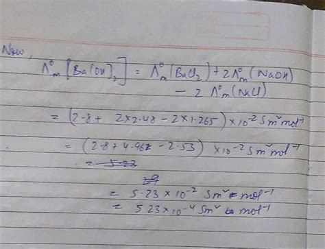 14 For Strong Electrolytes The Values Of Molar Conductivities Infinite