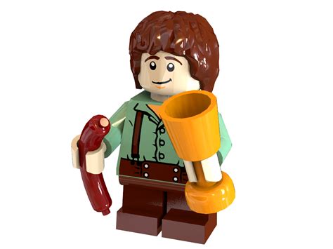 3D Lego Models - Frodo Minifigure downloads