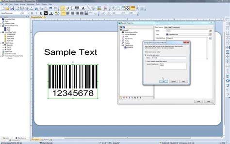 BarTender label printing program - AMRO BALTIC