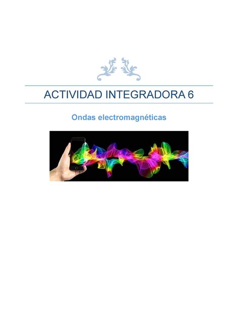 Prepa En L Nea M S Ai Actividad Integradora Ondas