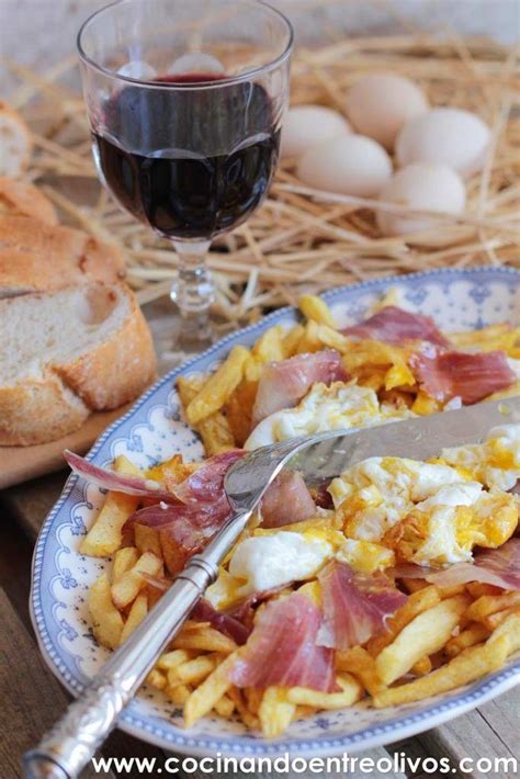 Huevos Rotos Con Patatas Y Jamón Receta Paso A Paso Cocinando Entre