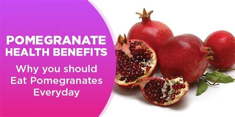 Pomegranate Health Benefits Why You Should Eat Pomegranates Everyday Pomegranates