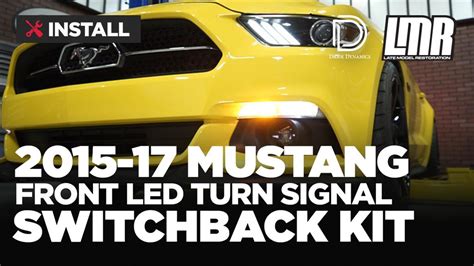 Diode Dynamics Front Led Turn Signal Switchback Kit Mustang