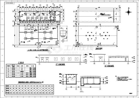 某厂区循环水池及泵房部分结构施工图水池构造图土木在线