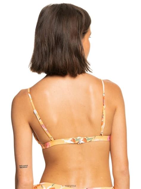 Roxy Mujer Top De Bikini Tri Ngulo Fijo Beach Classics Estampado