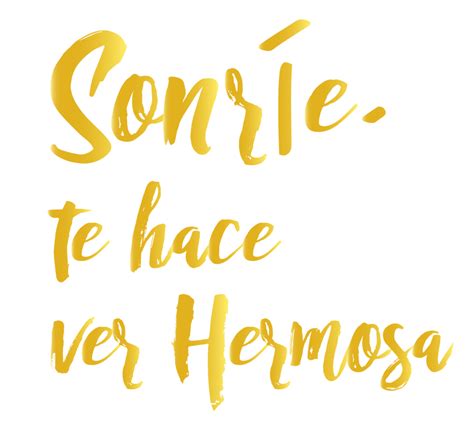 Frase Dorada Sonrie Crea Una Vida Que Ames Frases Fitness