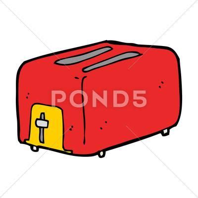 Cartoon Toaster Illustration