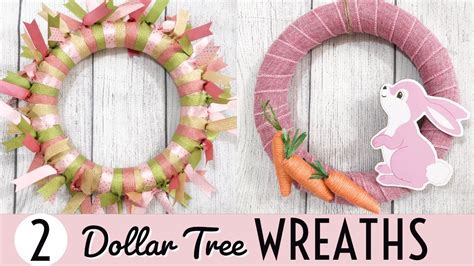 Dollar Tree Diys Easy Spring Easter Wreaths Easter Dollar Tree