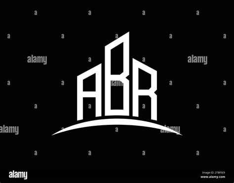 Letter Abr Building Vector Monogram Logo Design Template Building