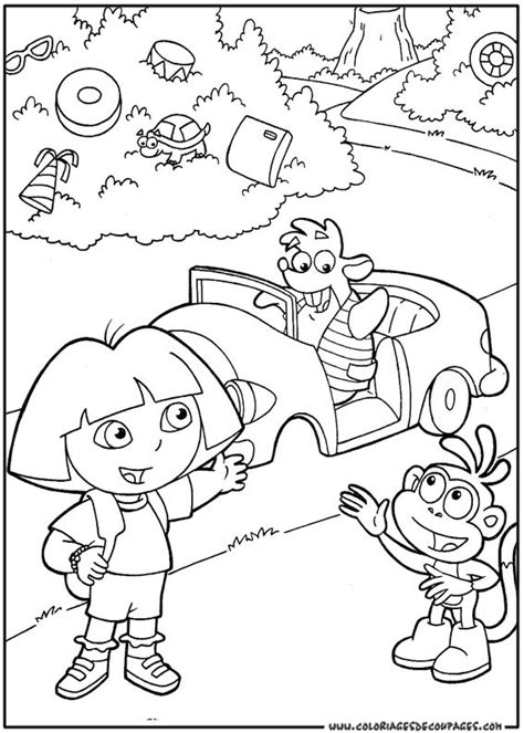 Coloriage Dora l Exploratrice 29893 Dessins Animés Dessin à