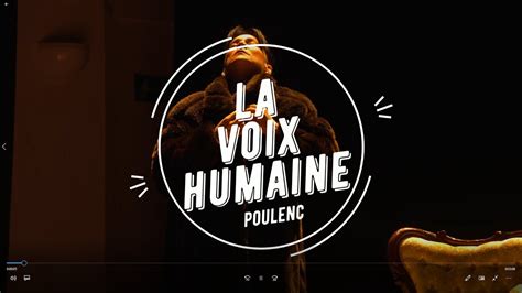 La Voix Humaine Poulenc STAFF OPERA CLUB YouTube