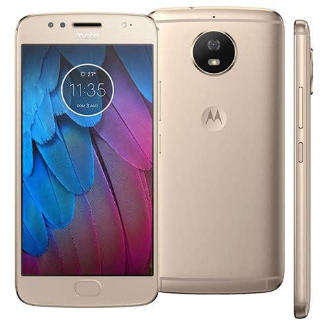 Smartphone Motorola Moto G S Xt Ouro Gb Tela De Dual