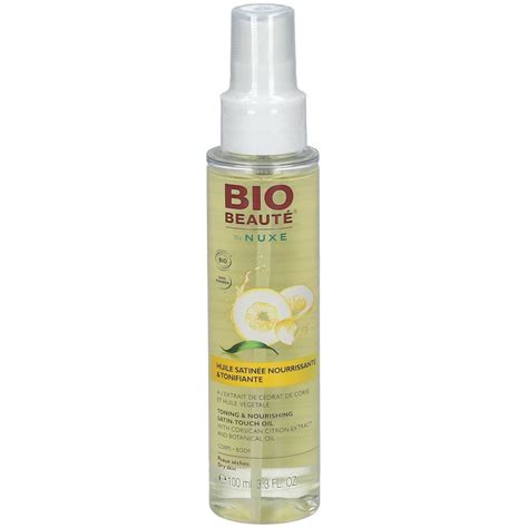 Nuxe Bio Beaut Huile Satin E Nourrissante Tonifiante Ml