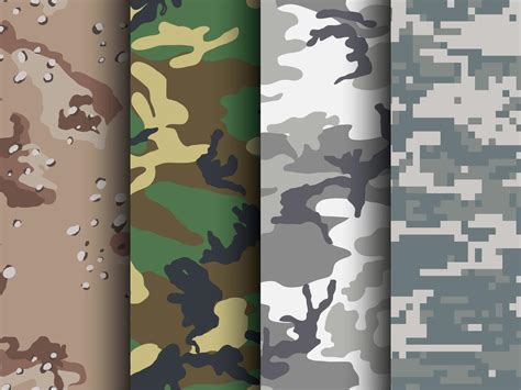 Free Camouflage Patterns For Illustrator Photoshop Vector Art