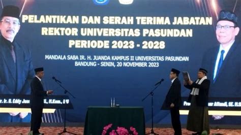 Prof Azhar Affandi Jabat Rektor Unpas Bandung Periode 2023 2028