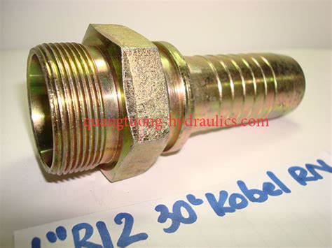 Kobelco Fittings Metric Male Female French Type Hydraulic