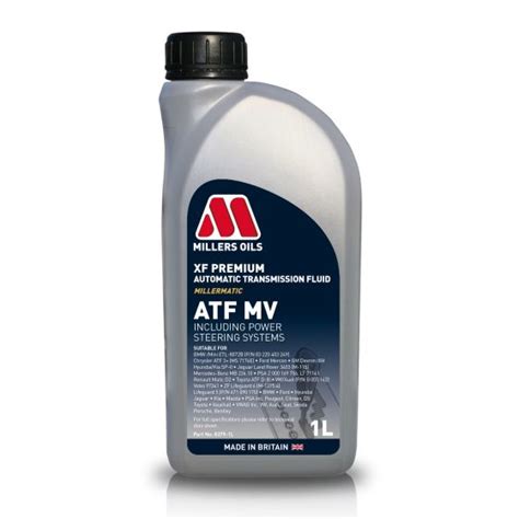 Millers Oils Xf Premium Atf Mv Automatic Transmission Fluid Litre