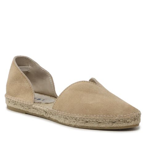 Espadryle Manebi Suede Open Side Flats K 1 1 O0 Champage Beige