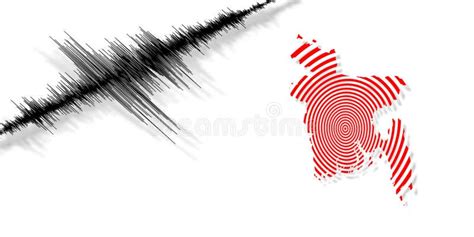 Seismic Activity Earthquake Bangladesh Map Stock Illustration - Illustration of concept, asian ...