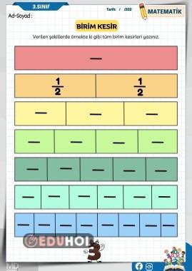 S N F Matematik Birim Kesir Eduhol Etkinlik Ndir Oyun Oyna