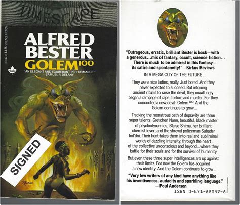 Golem 100 (SIGNED) by Bester, Alfred: Near Fine to Fine Mass Market ...