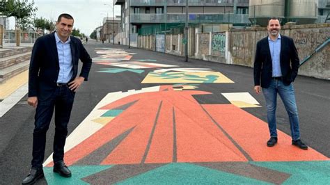 Ravenna La Darsena Si Arricchisce Di Un Grande Murale Pavimentale Con