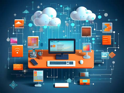 Cloud data storage, database, cloud computing concept. 29725797 Stock
