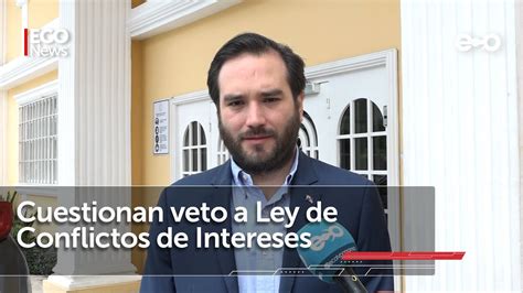 Diputado Silva Cuestiona Veto De Cortizo A Ley De Conflictos De