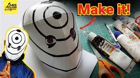 Make Obito War Mask Obito Uchiha Naruto Mask Making Obito