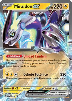 Miraidon ex Escarlata y Púrpura Cartas promo Base de datos de