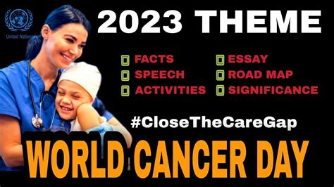 World Cancer Day Theme Close The Care Gap Awareness Speech