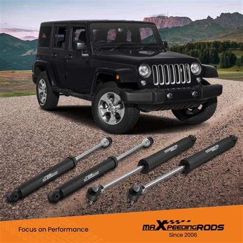 Front Rear Shock Absorbers For Jeep Wrangler JK 07 18 W 3 4 5 Lift