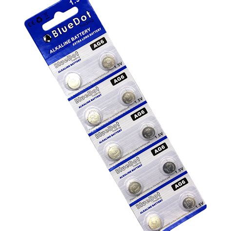 10 PCS LR69 AG6 371 LR921 1.5V Alkaline Battery for Watch Lighter US ...