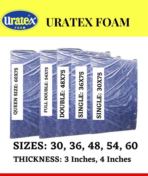 URATEX FOAM 4INCHES THICKNESS Sizes 36 48 54 60 Lazada PH Atelier