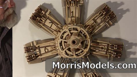 Morris Models Radial Engine Running Youtube